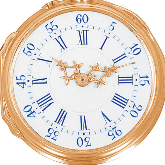 Fine French gold open faced lady's pendant watch Circa 1875 Fine French gold open faced lady's pendant watch Circa 1875