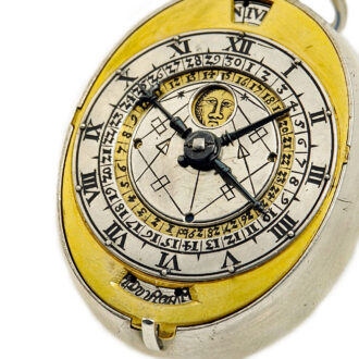 German astronomical Puritan pre balance spring verge watch Circa 1640