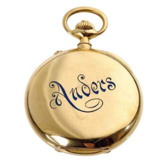 German gold chronograph pocket watch in quality 1A Circa 1916