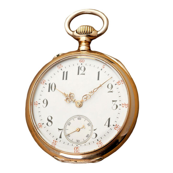 German Glashütte open faced pocket watch Circa 1887