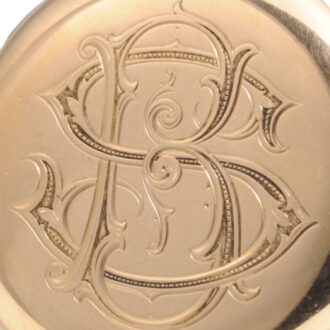 German Glashütte open faced pocket watch Circa 1887
