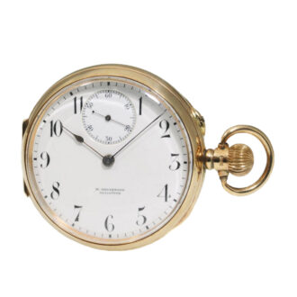 German 9K gold cased pocket watch in quality 1A Circa 1870 German 9K gold cased pocket watch in quality 1A Circa 1870