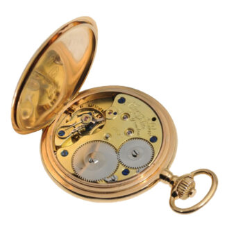 German 18k gold hunting cased pocket watch Circa 1905