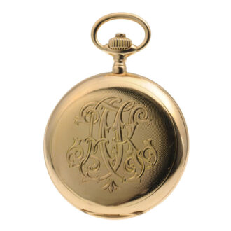 German 18k gold hunting cased pocket watch Circa 1905