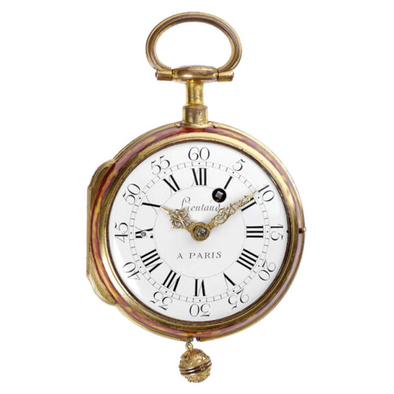 French gold quarter repeating coach watch Circa 1770
