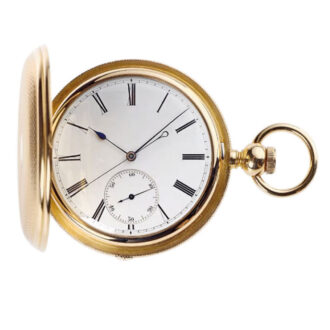 German gold hunting watch with jumping centre seconds Circa 1868