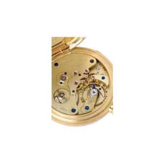 German gold hunting watch with jumping centre seconds Circa 1868