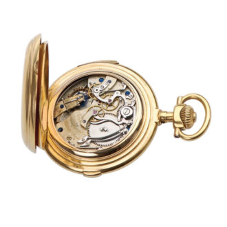 Swiss gold minute repeating chronograph Circa 1887