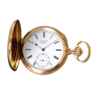 German gold chronometer hunting cased watch Circa 1888