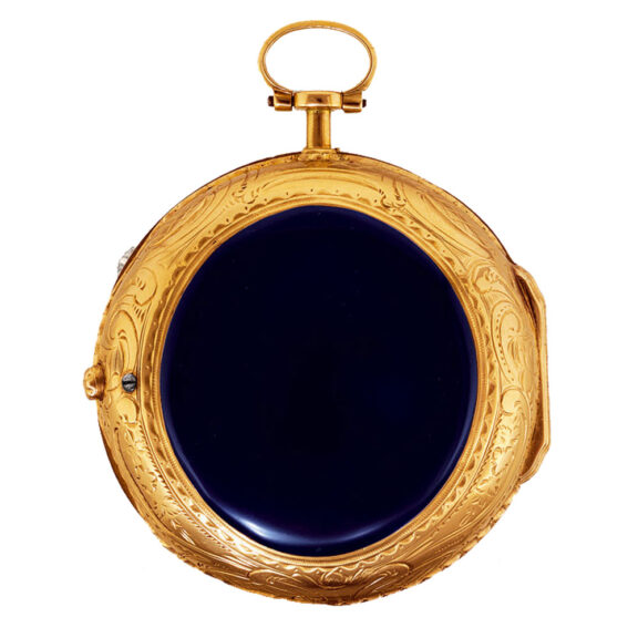 Fine French gold and enamel verge watch Circa 1750 Fine French gold and enamel verge watch Circa 1750