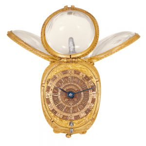 Swiss silver gilt watch in the shape of a tulip Circa 1640/1730