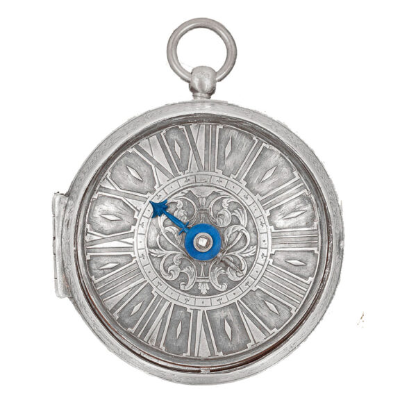 Fine Swiss silver single-hand Oignon verge watch Circa 1690