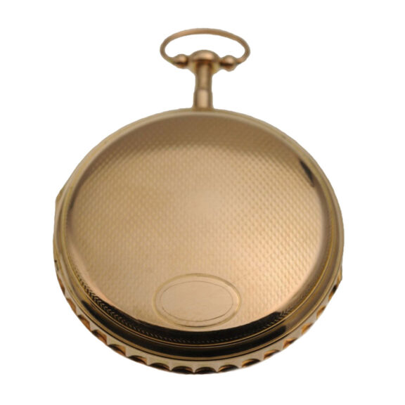 Swiss gold quarter repeating verge pocket watch Circa 1800 Swiss gold quarter repeating verge pocket watch Circa 1800