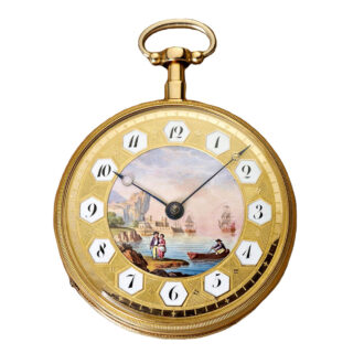 Swiss gold musical quarter repeating pocket watch Circa 1810