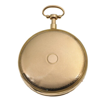 Swiss gold musical quarter repeating pocket watch Circa 1810