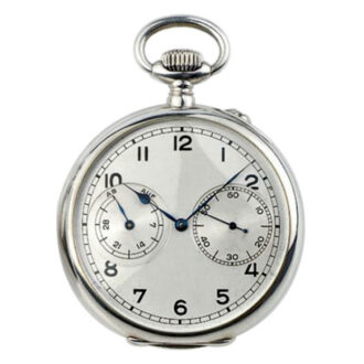 German silver Glashütte deck watch with 35h power reserve Circa 1940