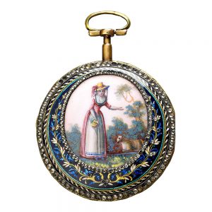 French exquisitely ornamented neoclassicism watch Circa 1785