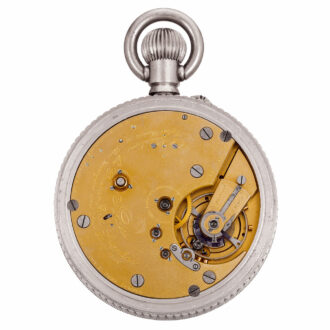 Swiss silver lever deck watch with power reserve Circa 1915Swiss silver lever deck watch with power reserve Circa 1915