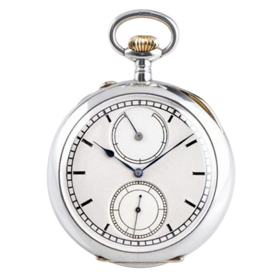 Silver German Glashütte precision chronometer Circa 1926 Silver German Glashütte precision chronometer Circa 1926