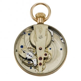 Unique Swiss watch with unusual lever escapement Circa 1887