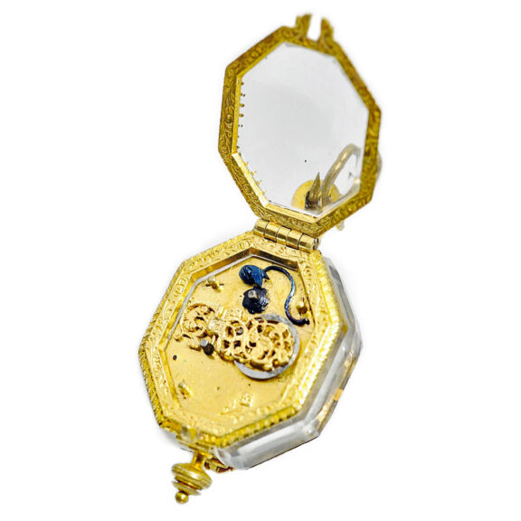 French octagonal pre haispring verge neck watch Circa 1580 French octagonal pre haispring verge neck watch Circa 1580