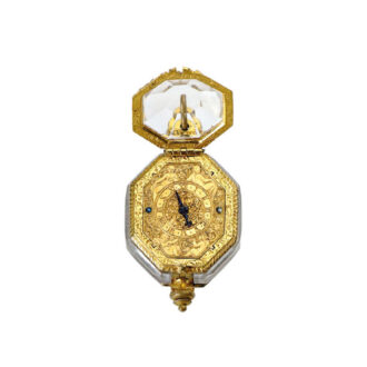 French octagonal pre haispring verge neck watch Circa 1580