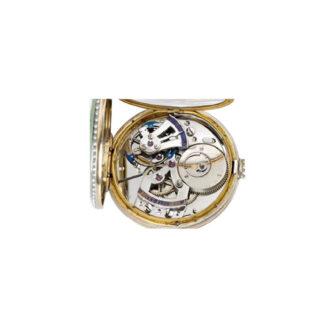 Swiss silver enamel pocket watch for the Chinese market Circa 1870