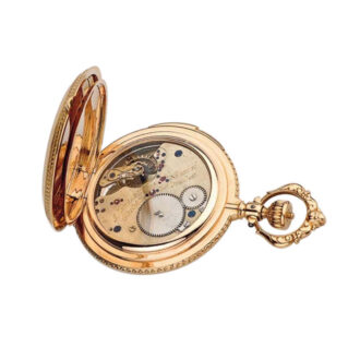 German gold Glashuette quarter repeating hunting watch Circa 1898