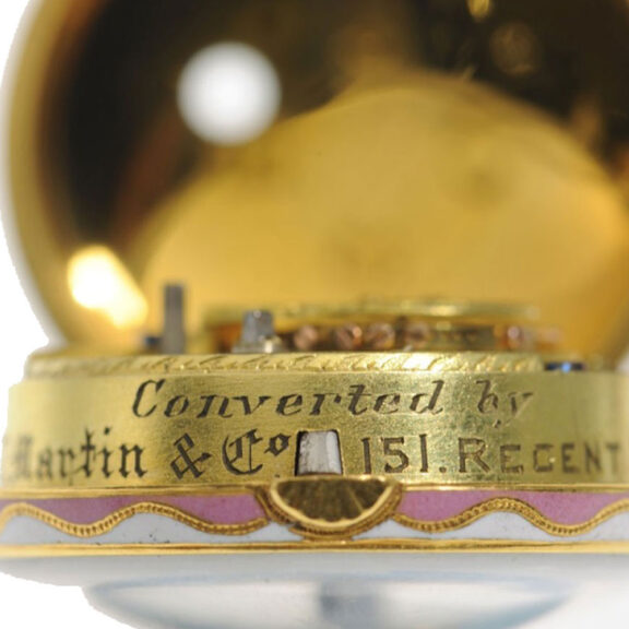 Exquisite English gold enamel verge pocket watch Circa 1815 Exquisite English gold enamel verge pocket watch Circa 1815