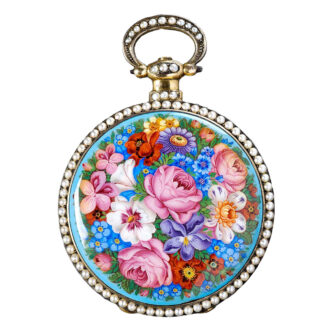 Swiss pearl set watch for Chinese market Circa 1835