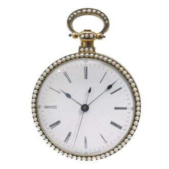 Swiss pearl set watch for Chinese market Circa 1835