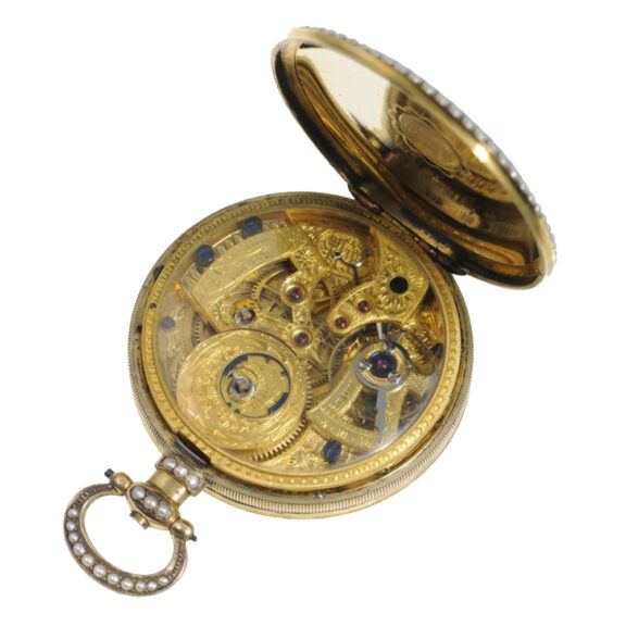 Swiss pearl set watch for Chinese market Circa 1835 Swiss pearl set watch for Chinese market Circa 1835