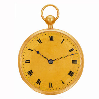 Swiss fine repeating watch with musical movement Circa 1820