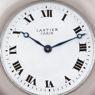 Fine French platinum open faced lever pocket watch Circa 1920 Fine French platinum open faced lever pocket watch Circa 1920