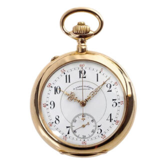 German gold doctor's watch with jumping seconds Circa 1882