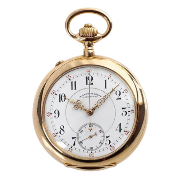 German gold doctor's watch with jumping seconds Circa 1882 German gold doctor's watch with jumping seconds Circa 1882