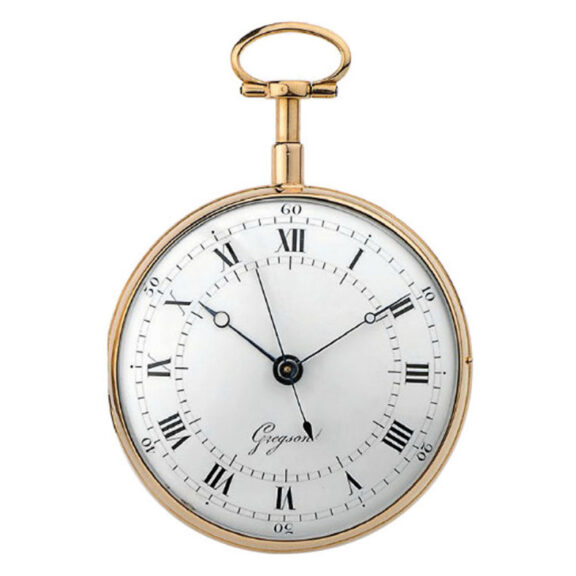French gold quarter repeating pocket watch “à toc” Circa 1800