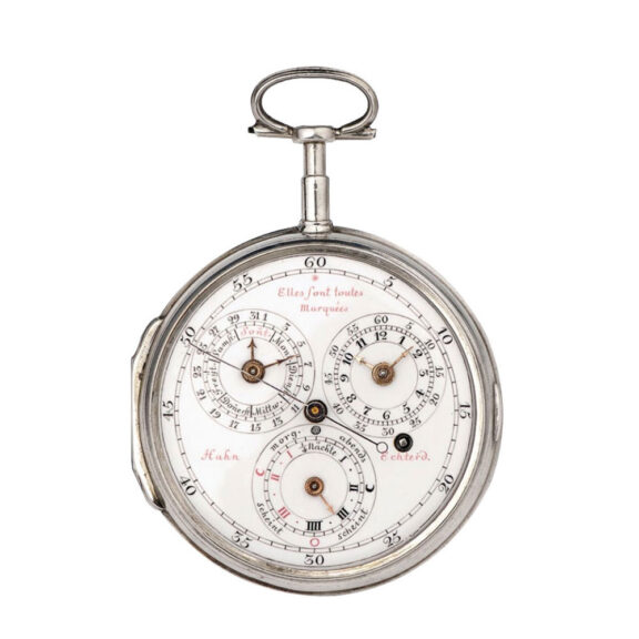 German silver Astronomical watch of museum quality Circa 1790 German silver Astronomical watch of museum quality Circa 1790