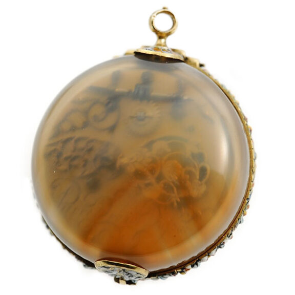 Swiss one handed Renaissance spring pendant watch Circa 1670 Swiss one handed Renaissance spring pendant watch Circa 1670