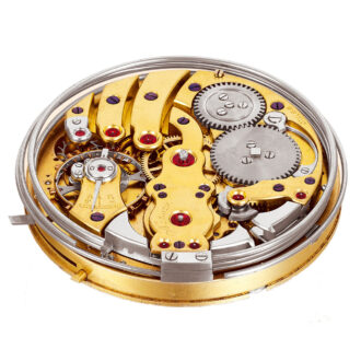Fine Swiss gold minute repeating carillon watch Circa 1925