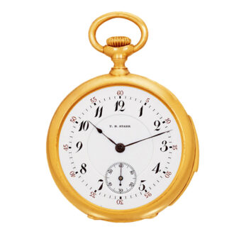 Rare Swiss small gold minute repeating lever watch Circa 1900