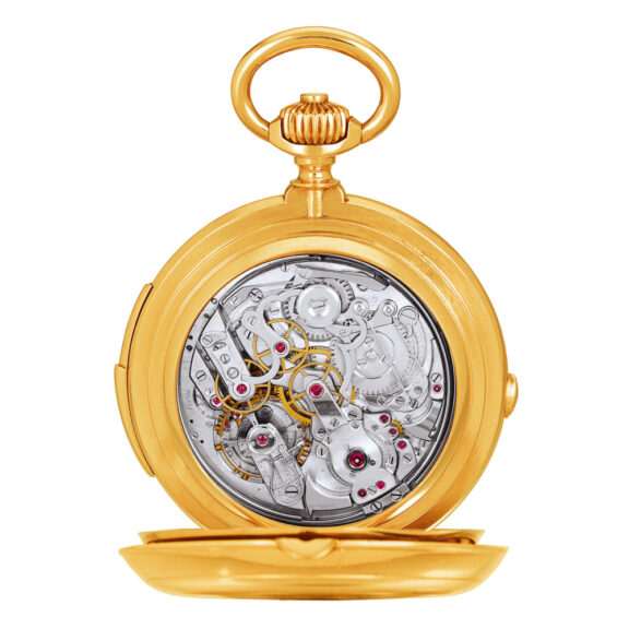 Fine Swiss 18 carat gold complicated lever watch Circa 1900 Fine Swiss 18 carat gold complicated lever watch Circa 1900