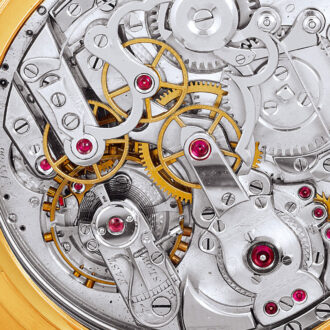 Fine Swiss 18 carat gold complicated lever watch Circa 1900 Fine Swiss 18 carat gold complicated lever watch Circa 1900