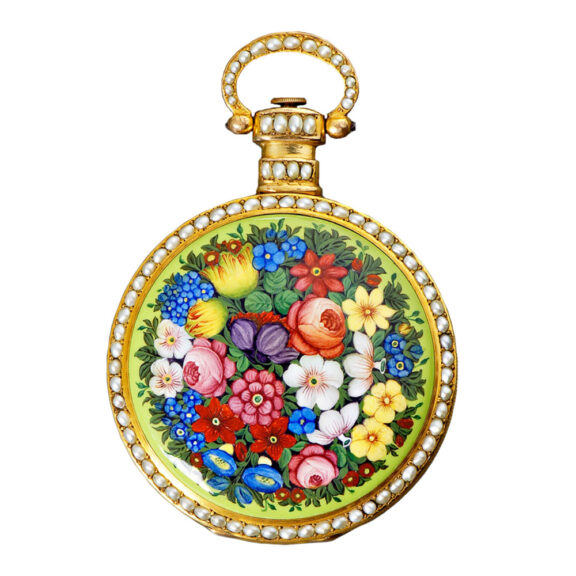 Swiss pearl set watch for Chinese market Circa 1835