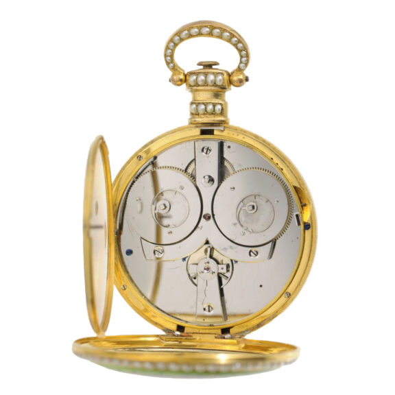 Swiss pearl set watch for Chinese market Circa 1835 Swiss pearl set watch for Chinese market Circa 1835