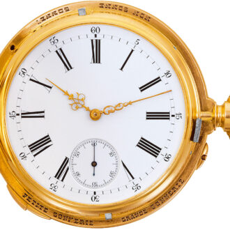 Swiss gold repeater with Petite and Grande Sonnerie Circa 1890