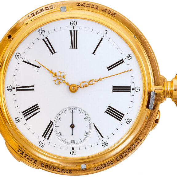 Swiss gold repeater with Petite and Grande Sonnerie Circa 1890 Swiss gold repeater with Petite and Grande Sonnerie Circa 1890