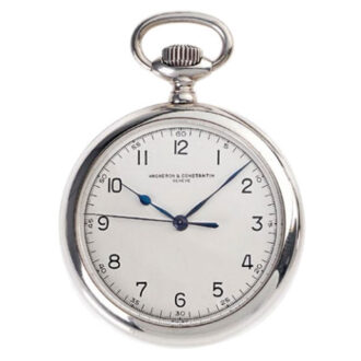 Swiss silver deck watch for the british Royal Navy Circa 1945
