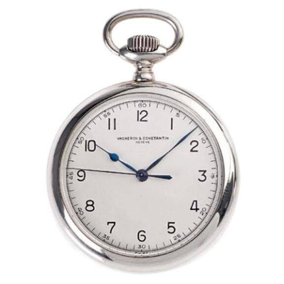 Swiss silver deck watch for the british Royal Navy Circa 1945