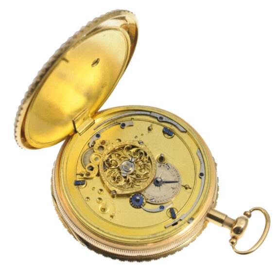 Swiss repeating verge with Jacquemarts automaton Circa 1820 Swiss repeating verge with Jacquemarts automaton Circa 1820